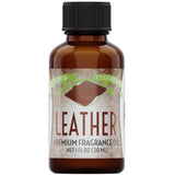 Good Essential Aceite fragancia cuero en botella para difusores y velas.