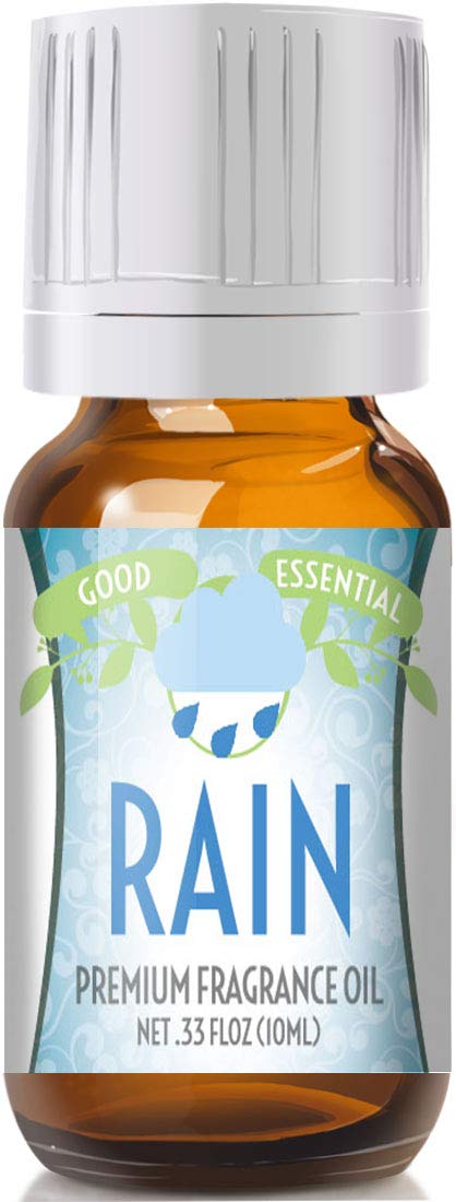 Good Essential Aceite fragancia lluvia, botella de 10 ml, para difusor y ambientación calmante.