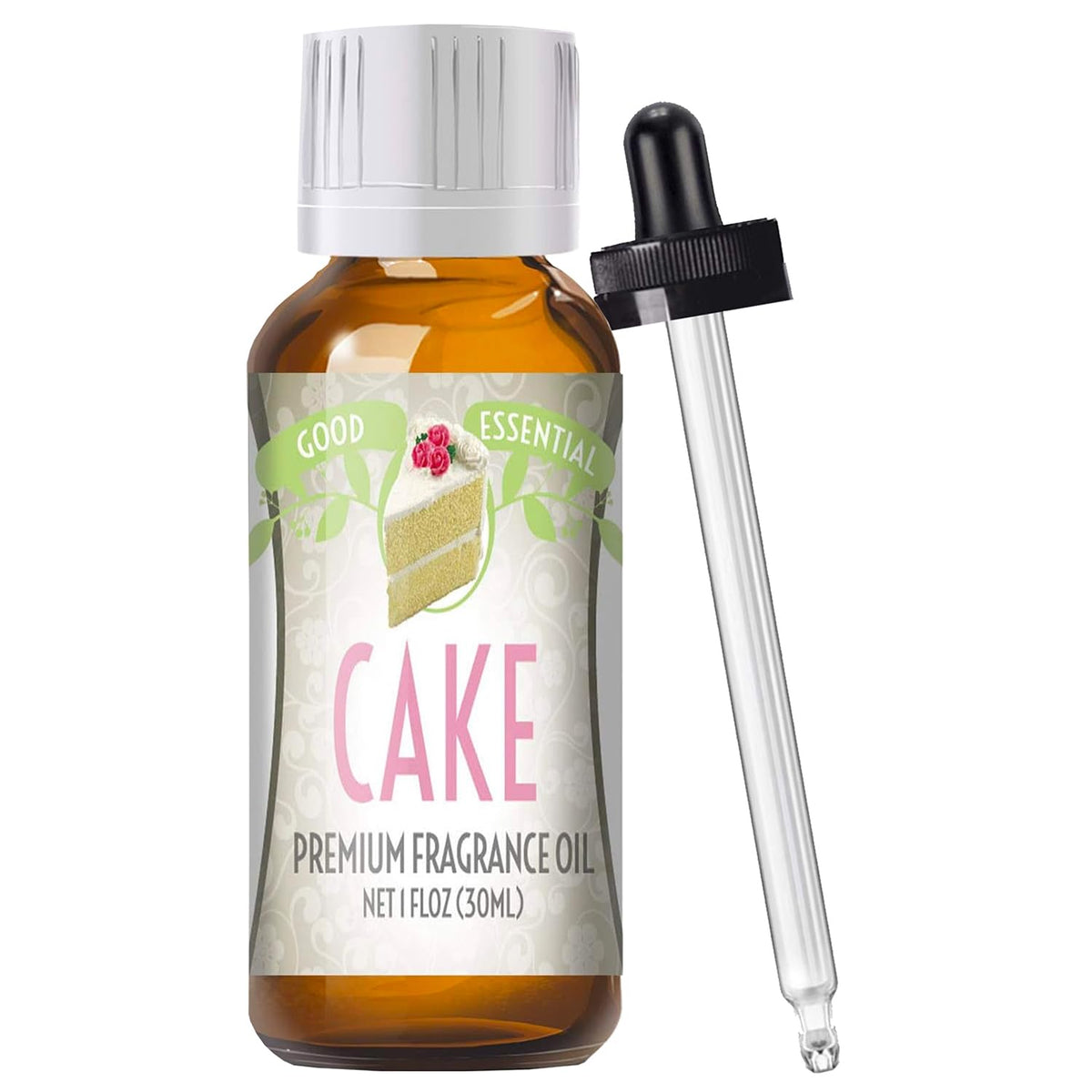 Good Essential fragancia pastel en botella ámbar, ideal para difusor y ambiente dulce.
