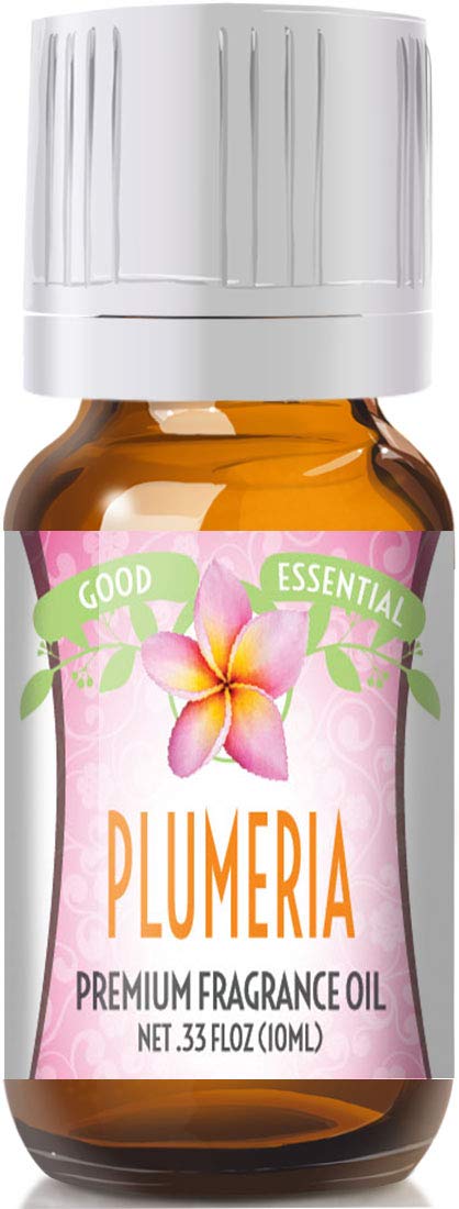 Good Essential aceite fragancia plumeria, frasco ambar de 10 ml para difusor y cosmética