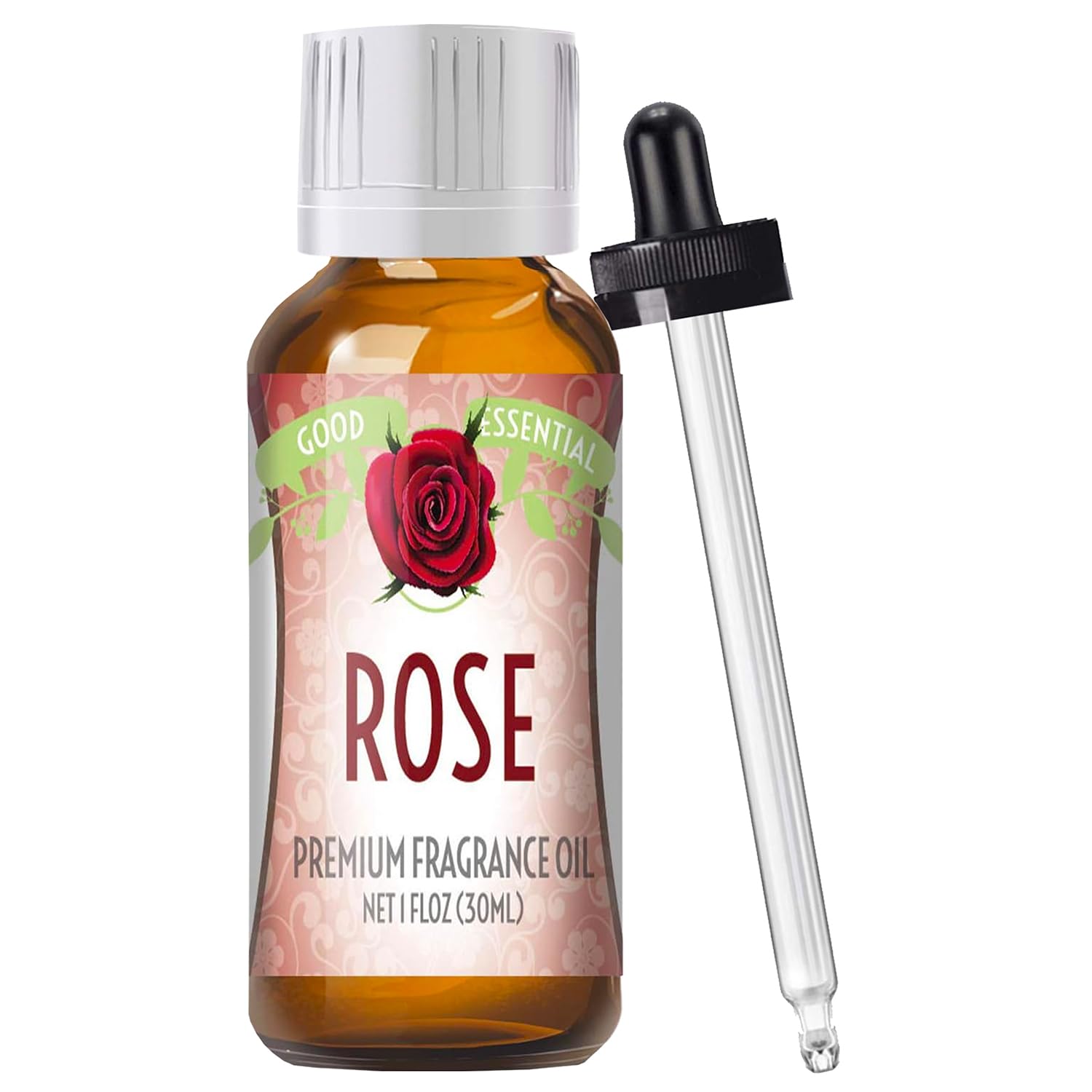 Aceite de fragancia Good Essential Rosa, botella de 30 ml, perfecto para perfumería artesanal