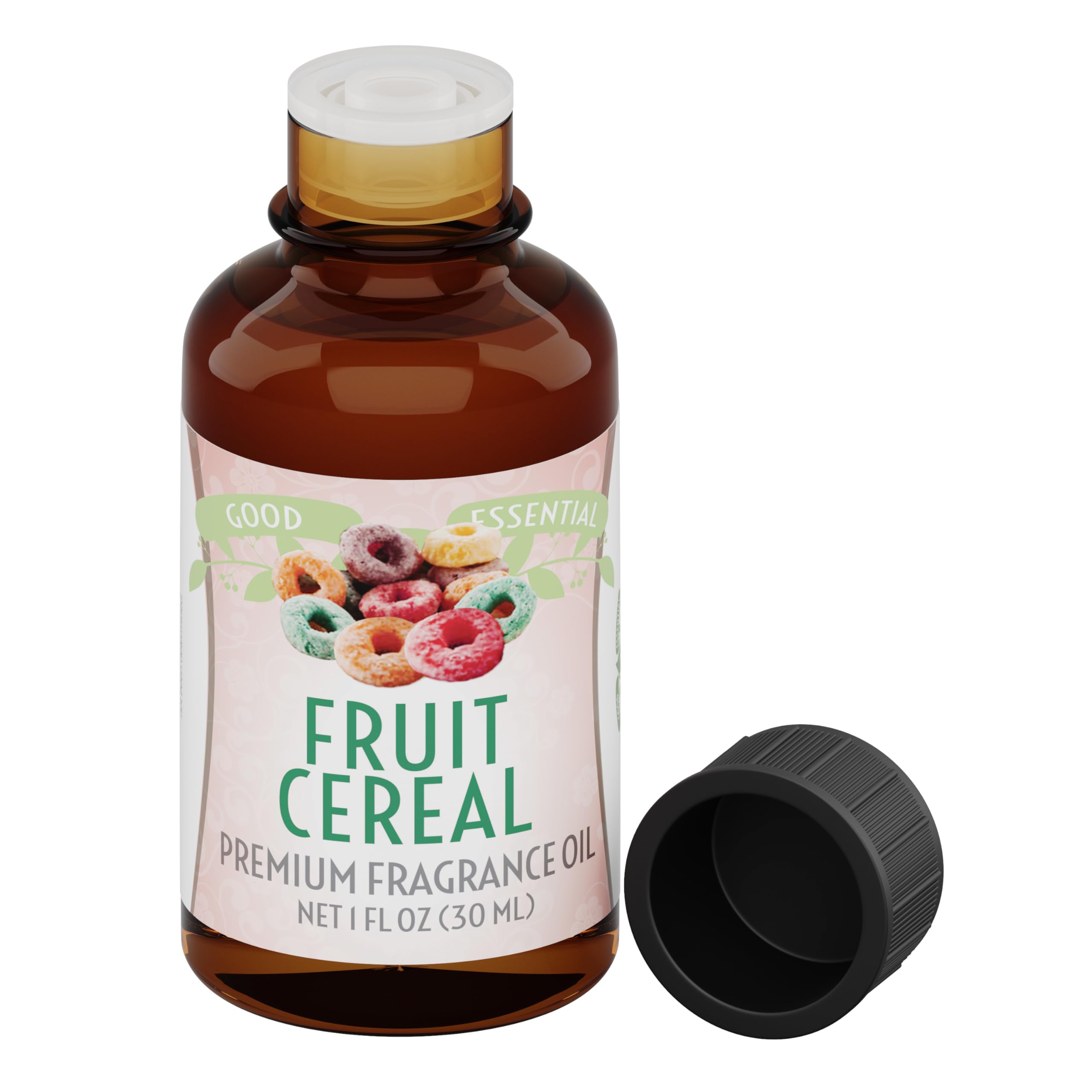 Fragancia cereal frutal Good Essential, frasco de 30 ml para velas y jabones.