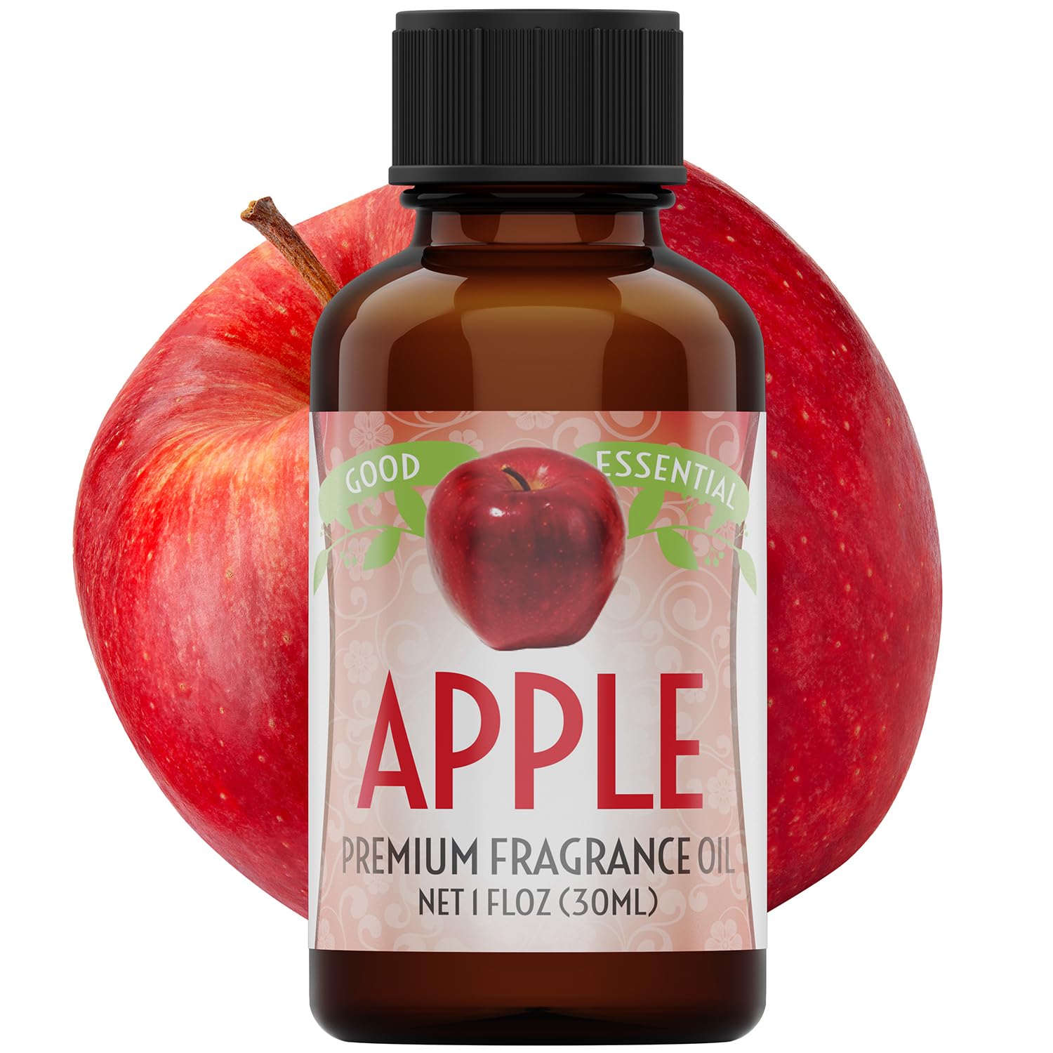 Fragancia Good Essential de manzana para difusor, crea un ambiente cálido.