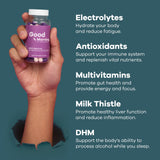 Good Health Co: electrolitos y multivitaminas para rehidratar y recuperar energía.