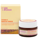 Good Molecules Vitamin C Booster Powder en botella, refuerzo antioxidante para la piel.