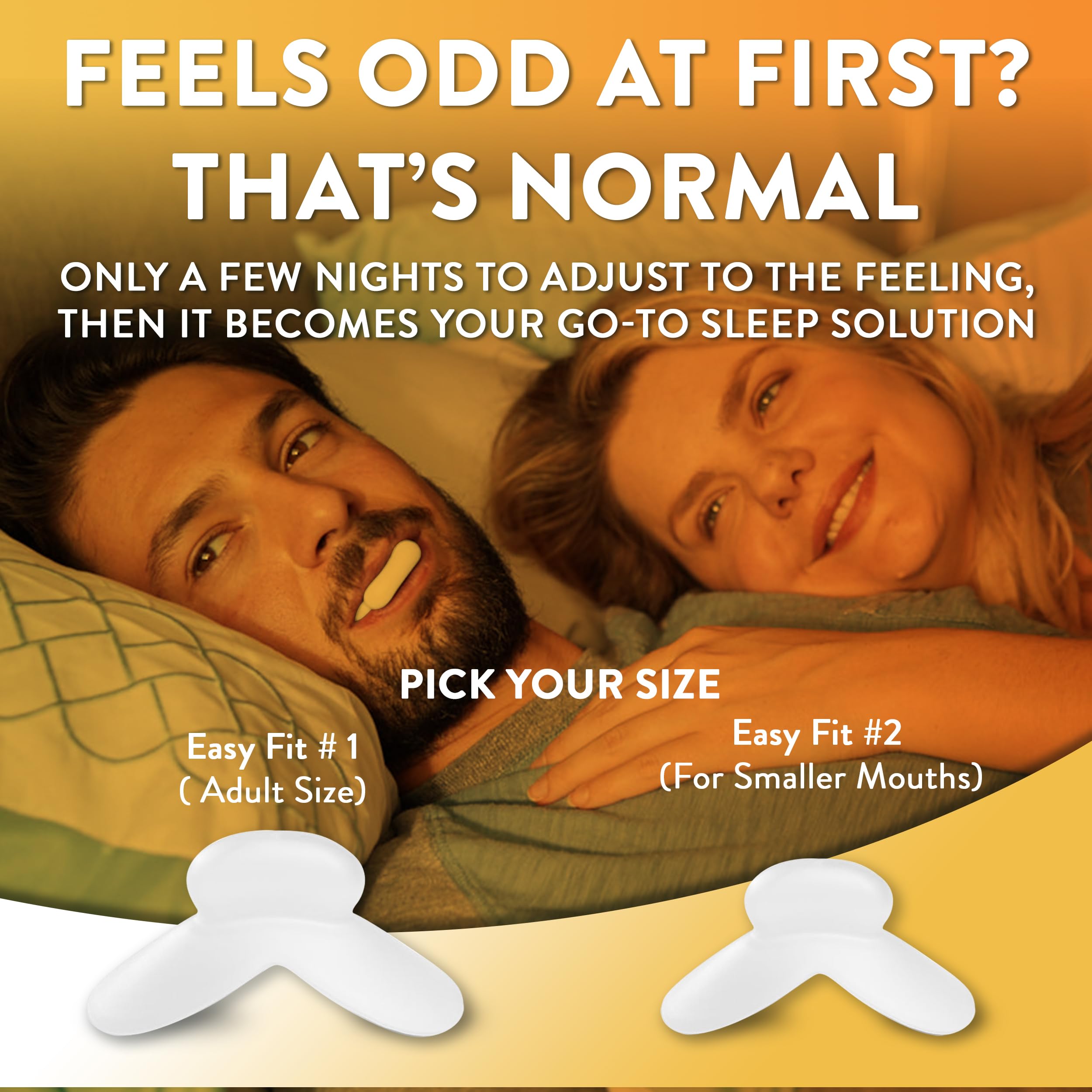 Good Morning Snore Solution uso nocturno sencillo para dormir con tranquilidad.