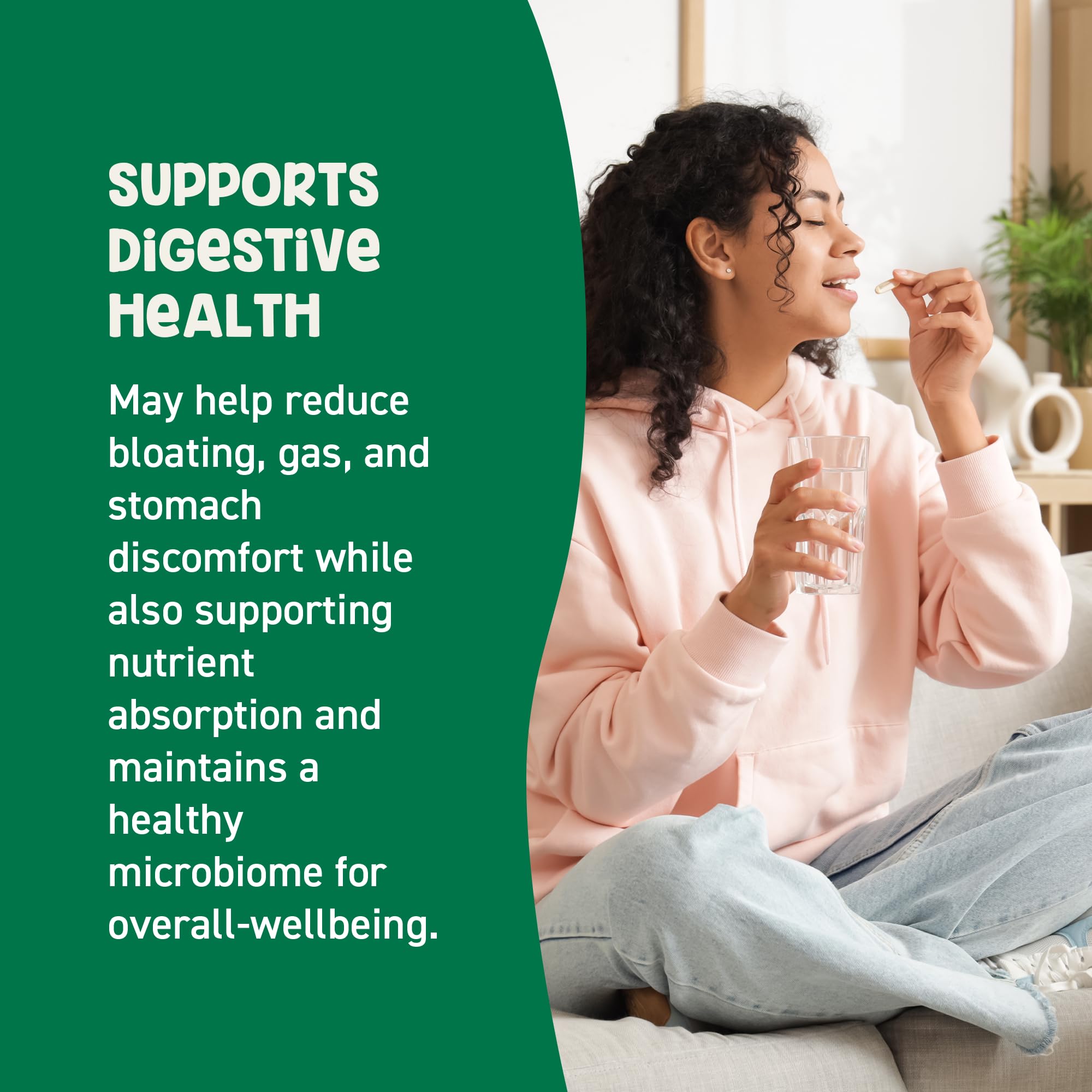 GoodBelly soporte digestivo diario para equilibrio intestinal.