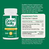 GoodBelly uso diario de probiótico para bienestar intestinal.