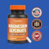 Imagen de uso diario: GOODBIO Magnesium Glycinate para apoyar hábitos saludables.