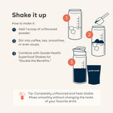Goode Health SUPR Collagen Powder uso diario práctico