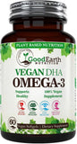 GoodEarth Nutrition aceite de algas: fuente vegetal de omega-3 para el corazón.