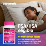 GoodMeds tabletas compactas, dosis simples para uso diario.