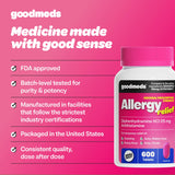 GoodMeds uso diario familiar, alivio práctico para alergias cotidianas.