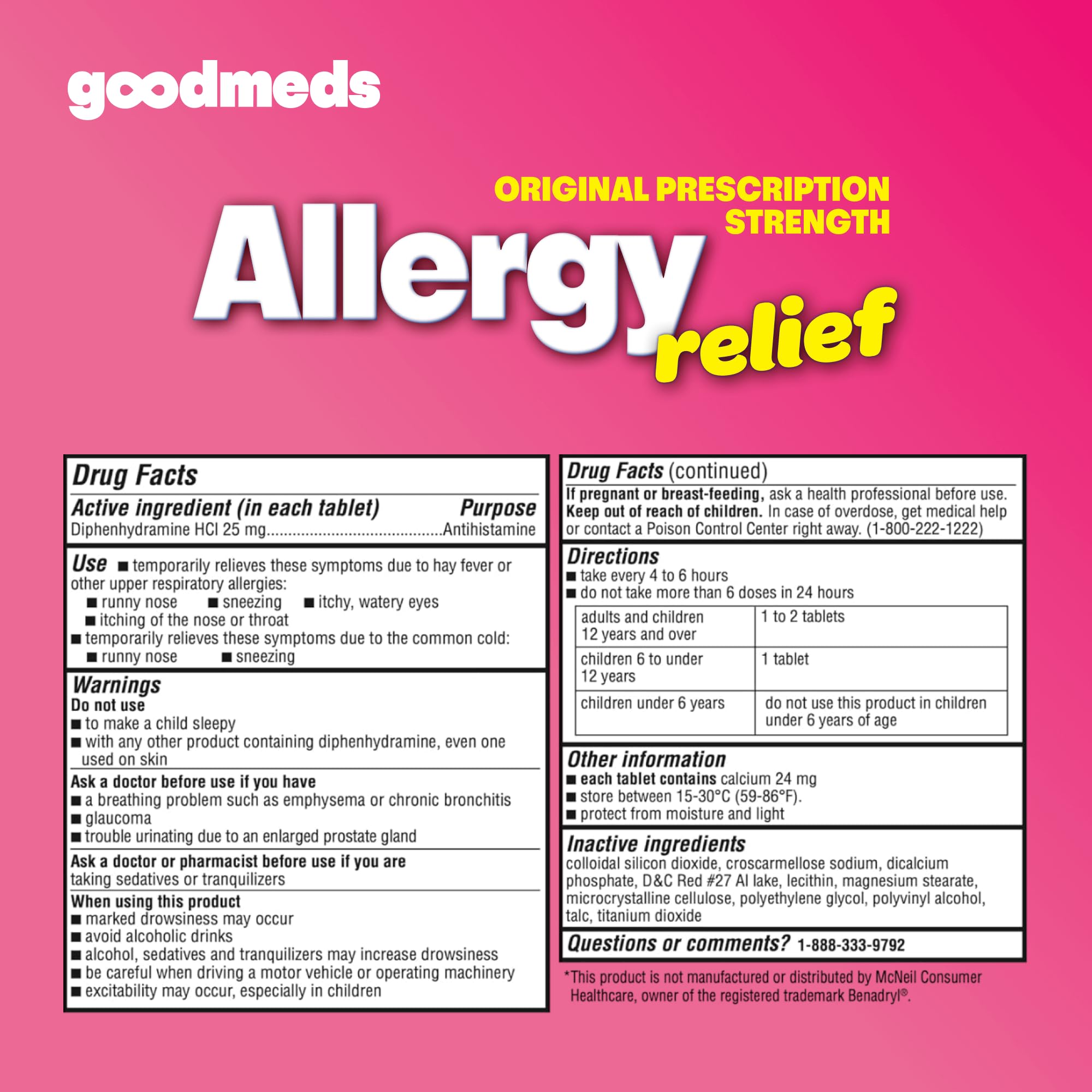 GoodMeds uso nocturno: ayuda a dormir mejor tras la aparición de síntomas.