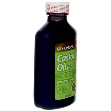 GoodSense Aceite de ricino con tapón para goteo controlado