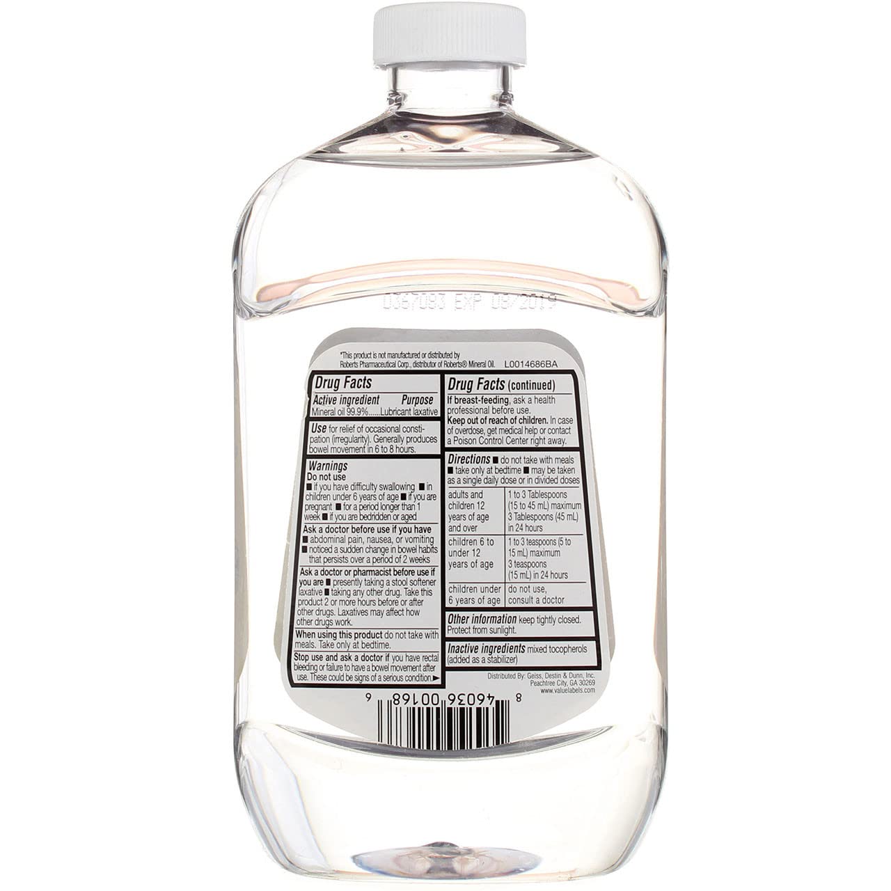 GoodSense Mineral Oil Lubricante, textura sin aroma, uso suave para piel sensible