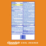 Goody's ingredientes clave con aroma naranja para alivio práctico