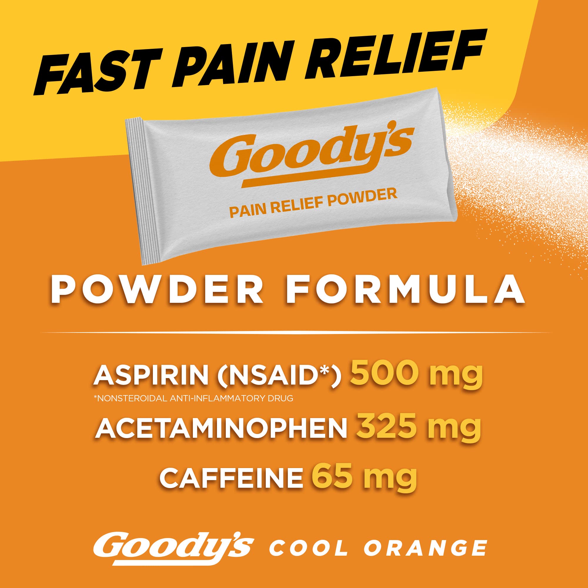 Goody's paquete de sticks para dolor de cabeza, 4 unidades para llevar