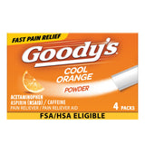Goody's polvo dolor cabeza naranja refrescante en stick para alivio rápido