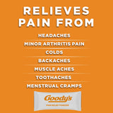 Goody’s polvo-naranja-dosis: disolución rápida en la lengua.