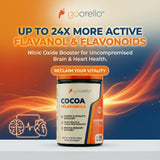 Goorello: polvo de cacao flavanoles oscuro para batidos energéticos.