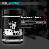 Gorilla Mind Creatina Monohidratada, porcion-medida facilita tomar 5 g por sesión
