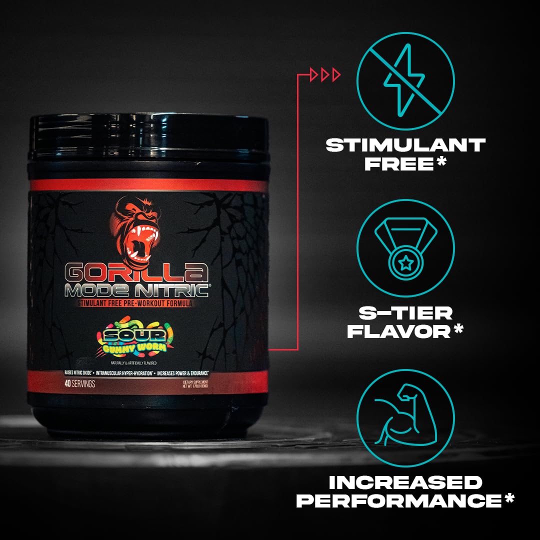 Mezcla fácil del Gorilla Mode Nitric Upgraded, textura suave al preparar