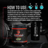Gorilla Mind Gorilla Mode Nitric Upgraded, foco en vasodilatación para rendimiento sostenido