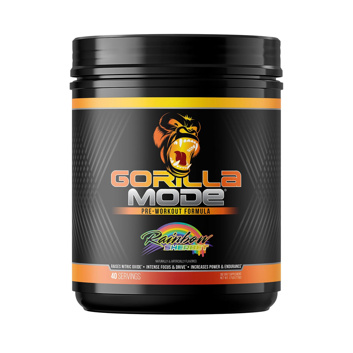 Gorilla Mind Gorilla Mode muestra bombeo muscular para entrenamientos intensos.