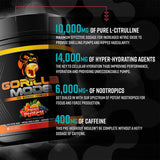 Gorilla Mind Gorilla Mode Pre-Entrenamiento dosificador listo para usar