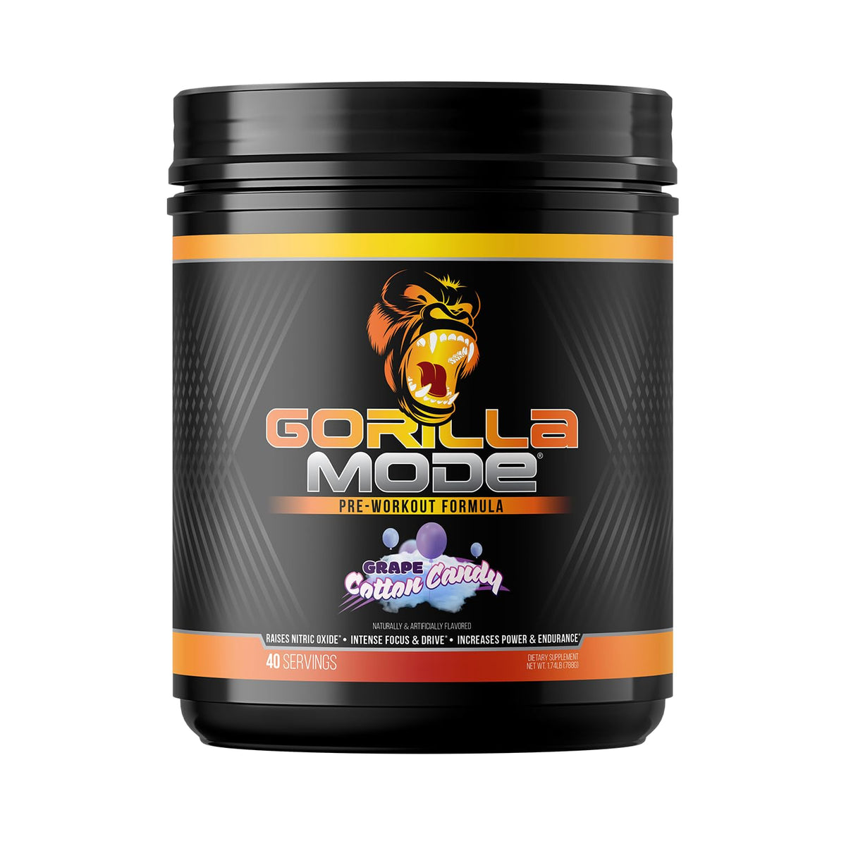 Gorilla Mind Gorilla Mode, enfoque de pump intenso para el entrenamiento.