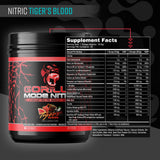 Gorilla Mind Nitric Upgraded, cucharada que ilustra la dosis alta para rendimiento sostenido.