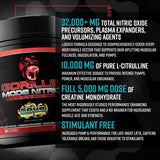 Gorilla Mind Nitric Upgraded, servicio listo para gimnasio con alto rendimiento potencial.
