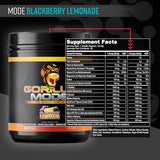 Gorilla Mind Pre-entrenamiento enfoque láser para mayor claridad mental.