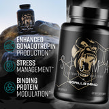 Gorilla Mind Sigma - empaque de caja que transmite calidad y transparencia.