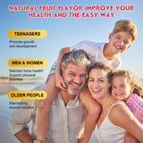GORNVB Calcium Citrate Gominolas, versión vegana ideal para dietas sin productos animales.