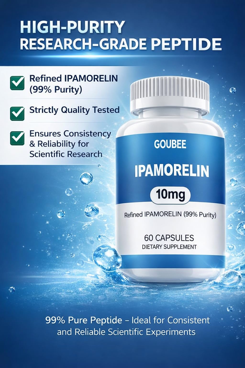 GOUBEE IPAMORELIN: etiqueta legible para trazabilidad de muestras