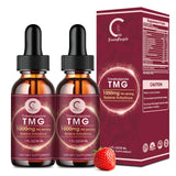GPGP TMG Drops en botella, posible apoyo a la metilación y energía diaria.
