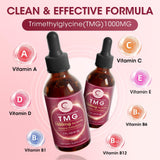 GPGP TMG Drops sabor fresa, experiencia agradable para suplementos diarios.