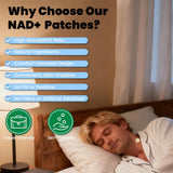 Graclin NAD+ Parches: resistencia al agua para estilo de vida activo.
