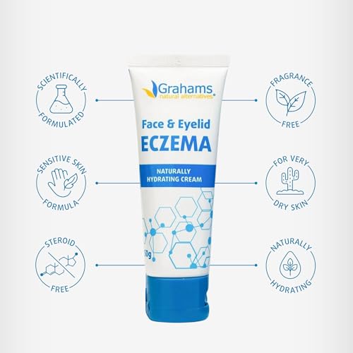 Grahams Natural Crema Eczema con avena coloidal brinda nutrición calmante.