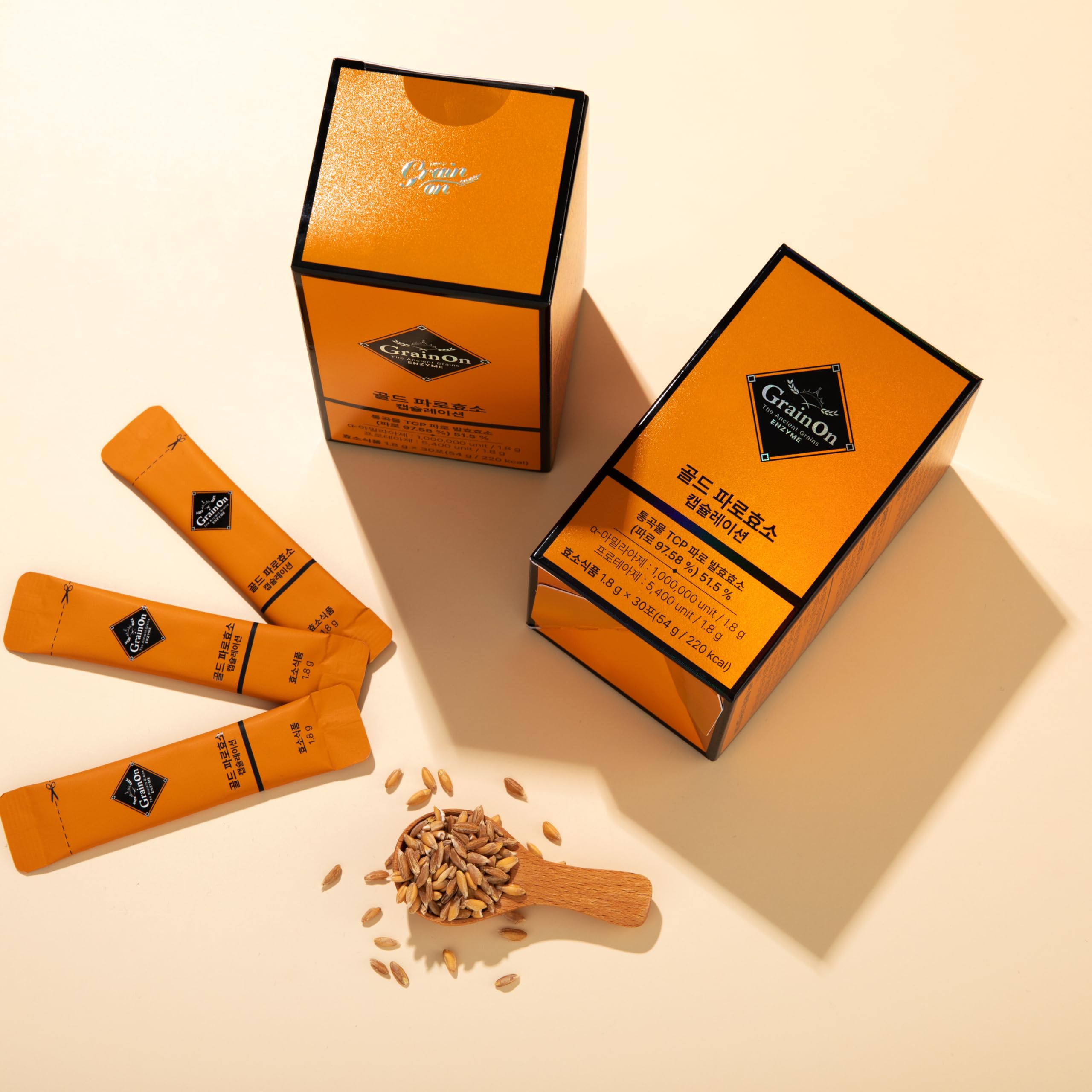 GRAINON Gold Farro se mezcla fácilmente en batidos o yogur.