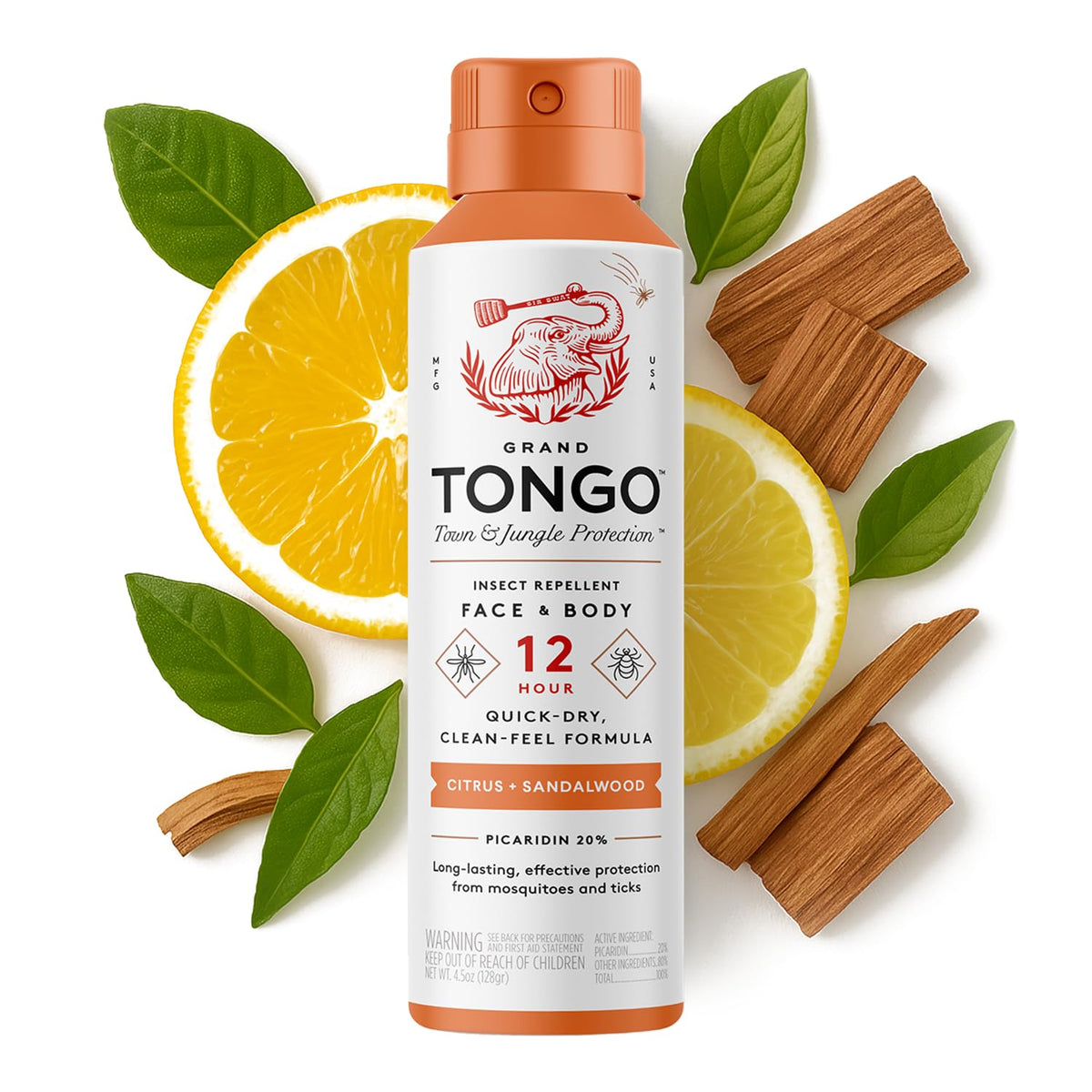 Grand Tongo repelente en spray para exterior con protección rápida contra insectos