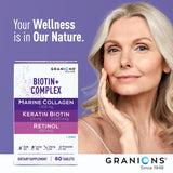 Zinc y Vitamina B6 para nutrición interna de uñas y cabello.