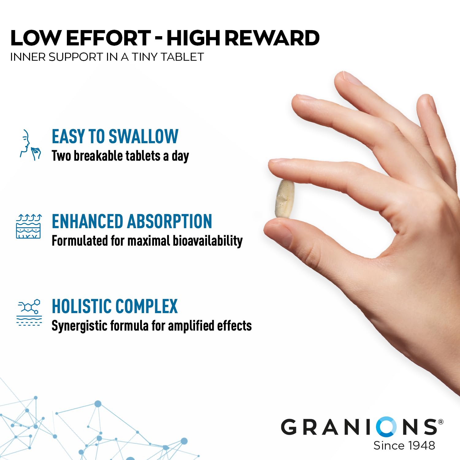 Granions cabello y uñas más fuertes gracias al colágeno.
