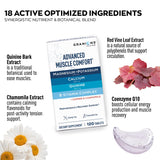Pastillas Granions con quinina y magnesio para relajación muscular durante el día