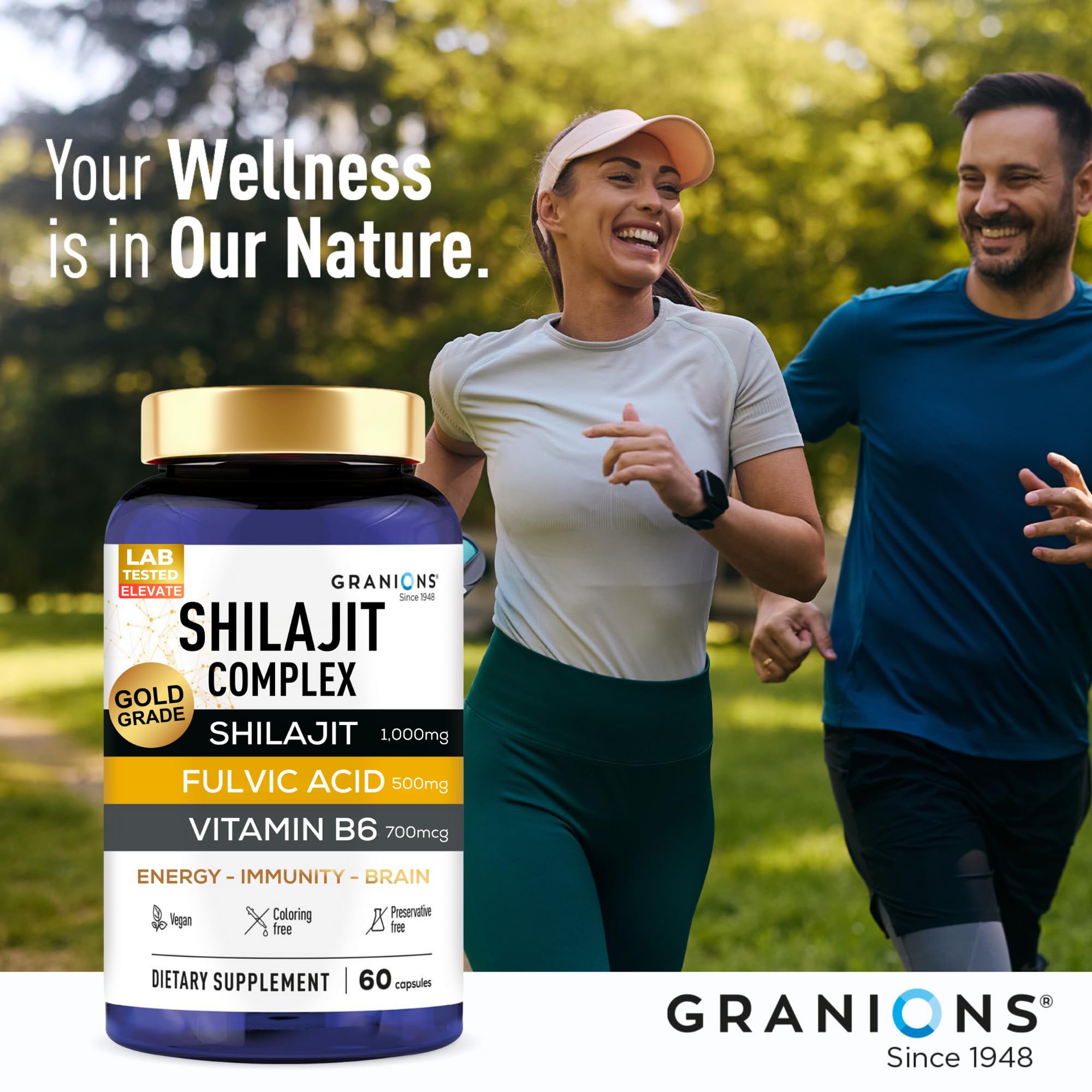 Granions Shilajit premium, confianza desde 1948