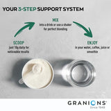 Granions uso diario para articulaciones activas, acompañante de estilo de vida
