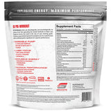 Granite GX Pre Entrenamiento Mandarina Explosiva: cucharón de medición para dosis consistentes y energía continua.