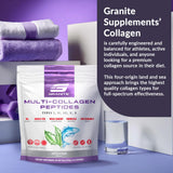Granite Supplements Colágeno Peptides: aminoácidos para recuperación nocturna.